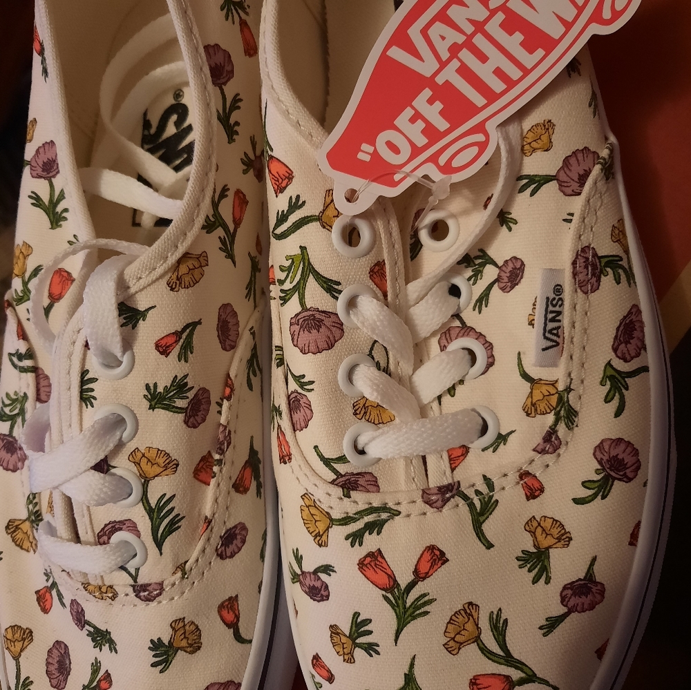 Vans Authentic Poppy Floral Sneaker - Picture 3 of 5